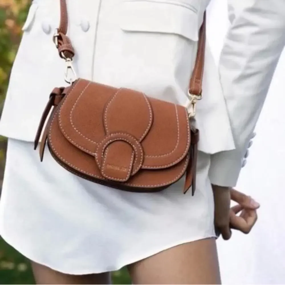 Rachel Zoe Convertible Brown Crossbody Belt Bag Purse NWT - Picture 4 of 11